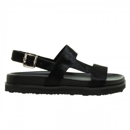 MAISON MINRELLE ΜΑΥΡΑ PONYSKIN FLAT ΠΕΔΙΛΑ
