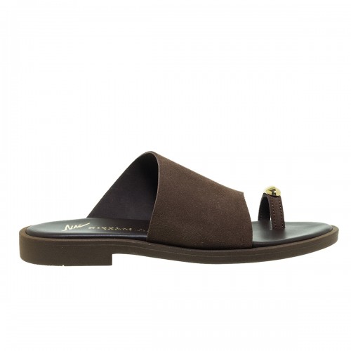 NICOLAS LAINAS ΚΑΦΕ SUEDE FLAT ΠΕΔΙΛΑ