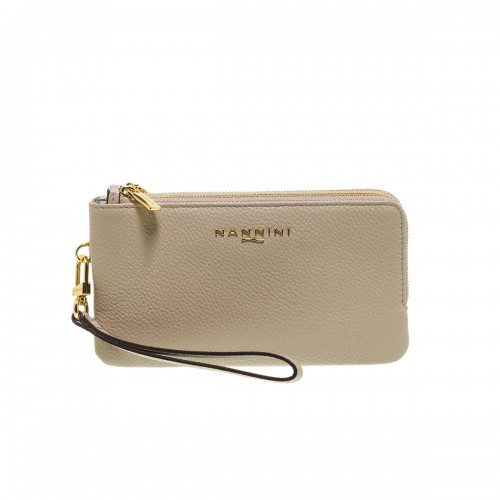 ΝΑΝΝΙΝΙ QB1000 WALLIS BEIGE ΔΕΡΜΑΤΙΝΟ ΠΟΡΤΟΦΟΛΙ