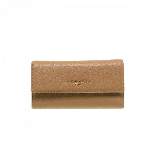 ΝΑΝΝΙΝΙ QB1022 WALLIS CAMEL ΔΕΡΜΑΤΙΝΟ ΠΟΡΤΟΦΟΛΙ