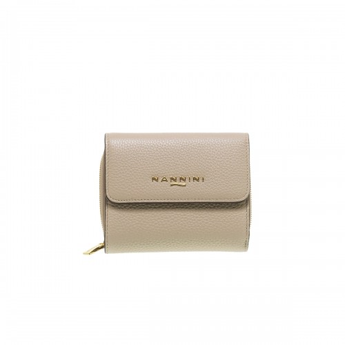 ΝΑΝΝΙΝΙ QB1026 WALLIS BEIGE ΔΕΡΜΑΤΙΝΟ ΠΟΡΤΟΦΟΛΙ