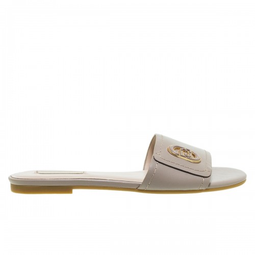 LIU JO SANDY 03 GREY ΔΕΡΜΑΤΙΝΑ FLAT ΠΕΔΙΛΑ