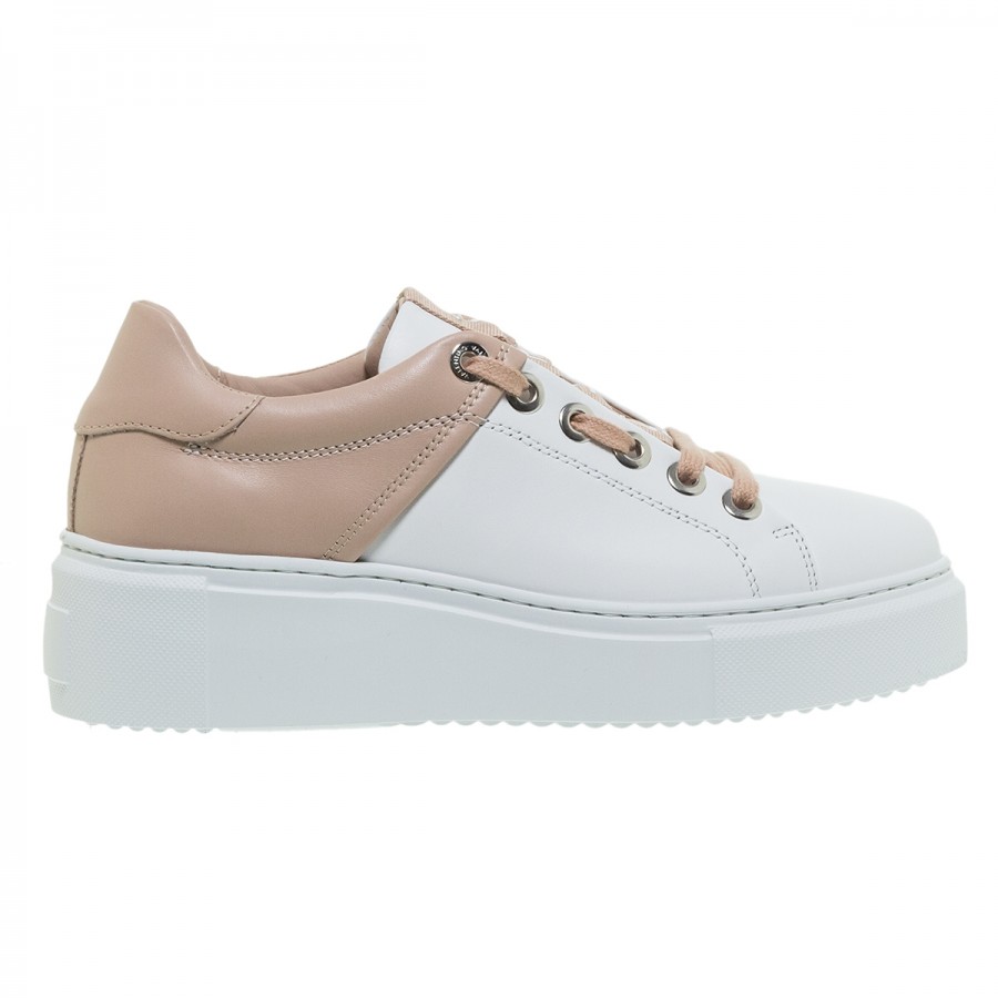 VALENTINO BY MARIO VALENTINO 2 TONE  NUDE ΔΕΡΜΑΤΙΝΑ SNEAKERS 